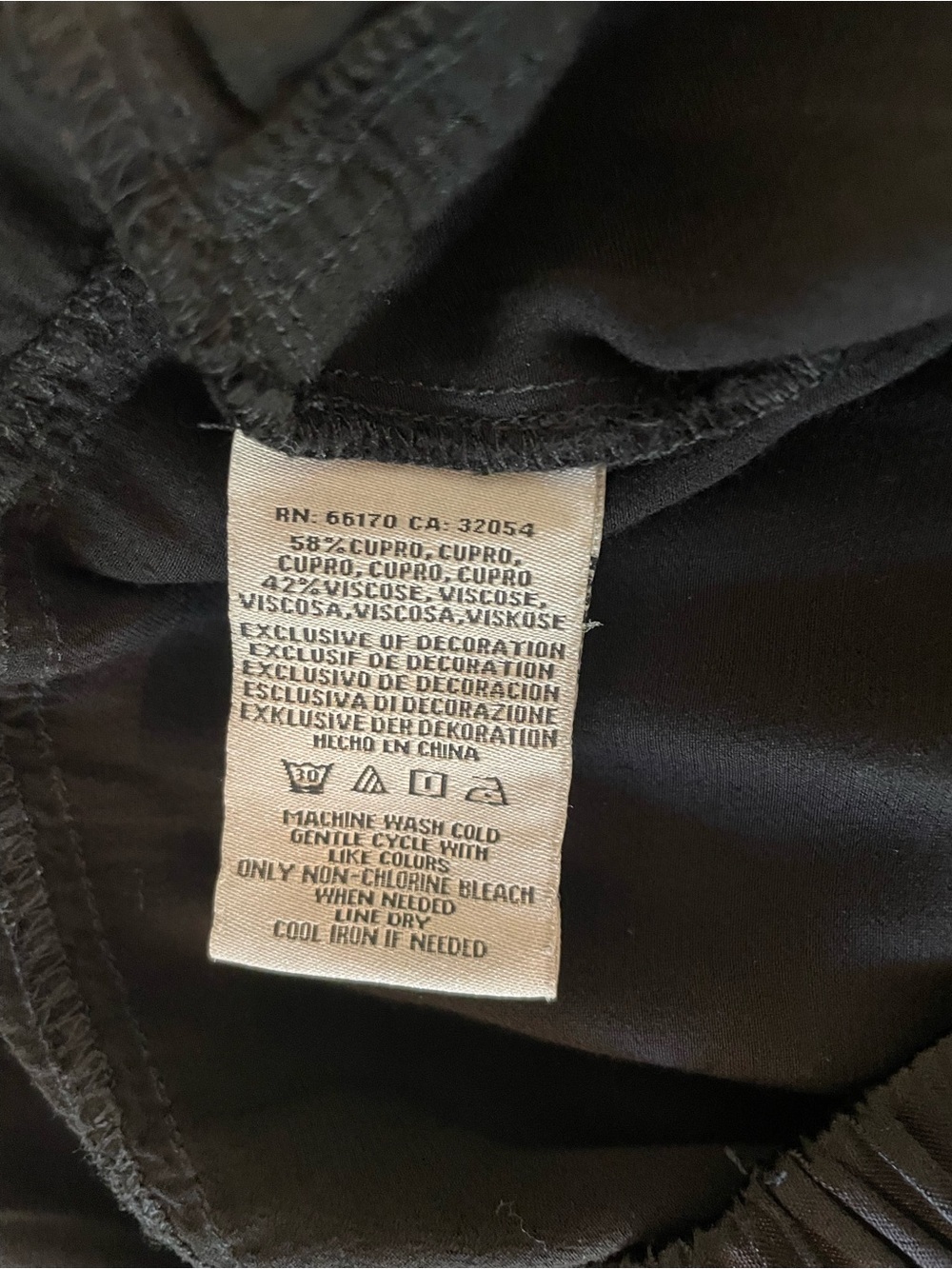 Marrakech Angelique Women's Black Cupro Wide-Leg Pants M Zip Waist - Picture 9 of 10